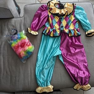 Child toddler clown costume